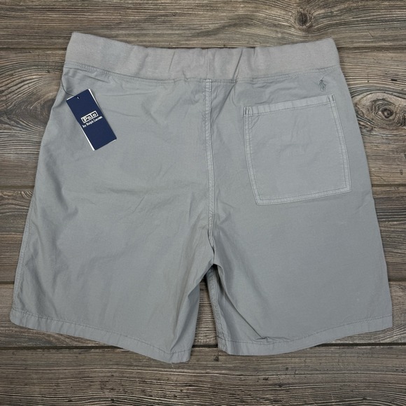 Polo Ralph Lauren Men's Relaxed Fit Woven Shorts Drawstring Gray Size Medium NWT - Picture 6 of 8